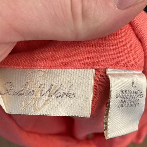 Studio Works Linen Button Down - Picture 3 of 3